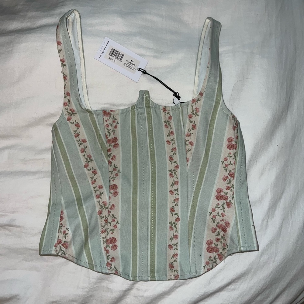 Floral Corset Top